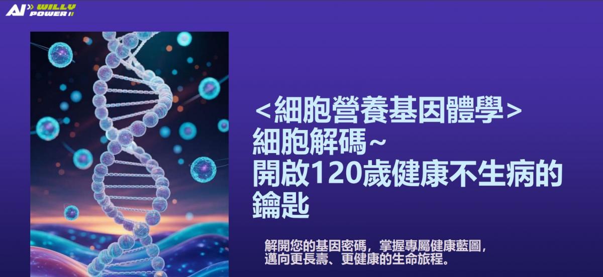 AI 월리선진, 인류의 건강·부의 청사진 재편… 글로벌 파트너의 개인 건강·가족의 미래·재정적 자유 사명 짊어져圖細胞營養之3