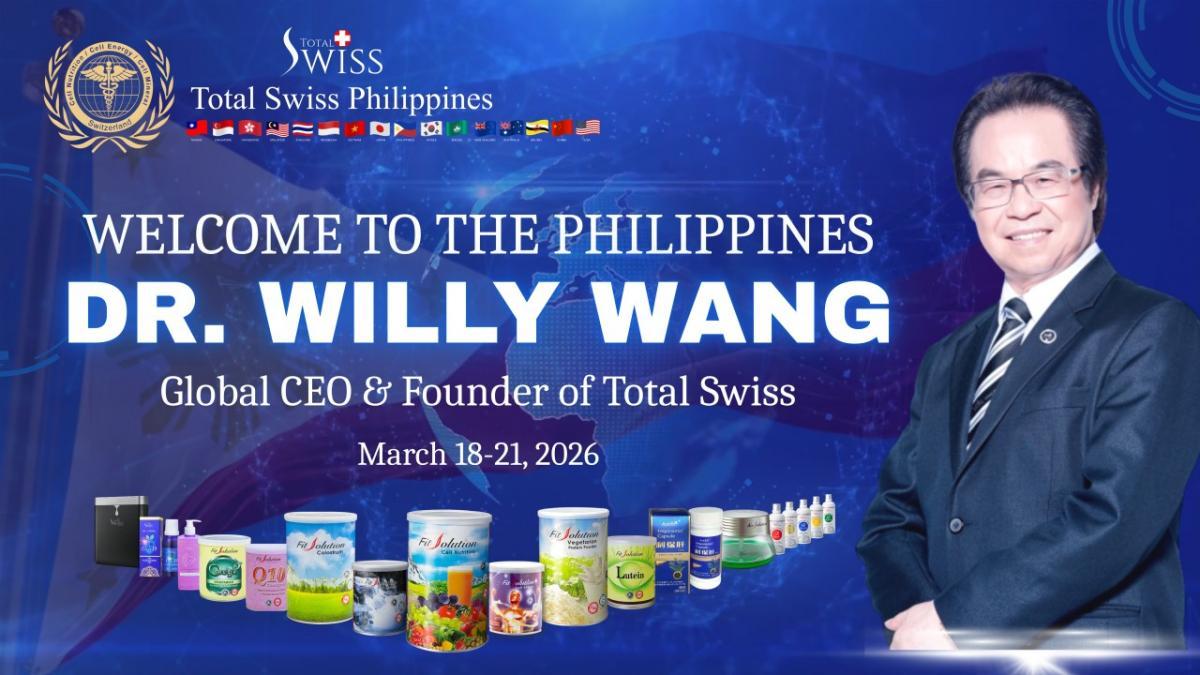 토탈스위스 필리핀 시장 고속 성장, 왕 회장님 현장 방문으로 사기 고취… 건강과 성공 함께 이끈다圖細胞營養之4