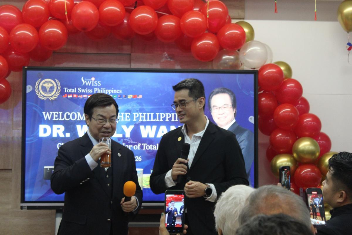 토탈스위스 필리핀 시장 고속 성장, 왕 회장님 현장 방문으로 사기 고취… 건강과 성공 함께 이끈다圖細胞營養之3