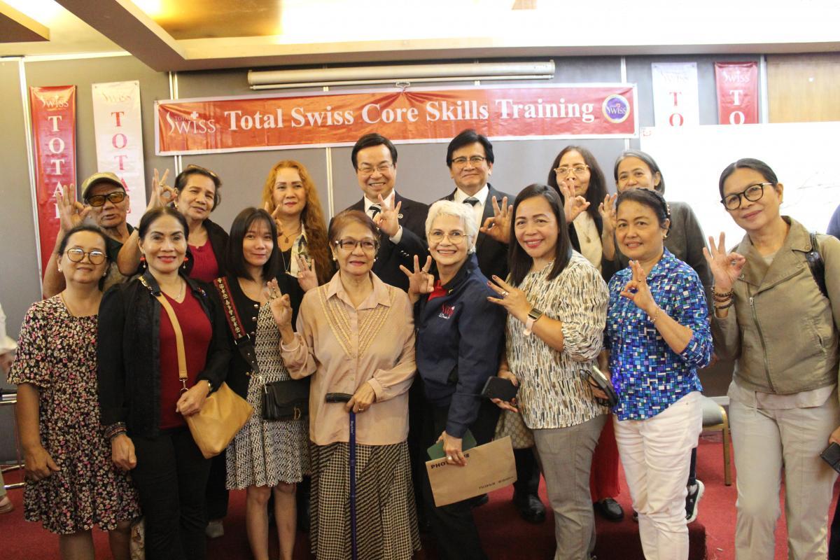 토탈스위스 필리핀 시장 고속 성장, 왕 회장님 현장 방문으로 사기 고취… 건강과 성공 함께 이끈다圖細胞營養之10