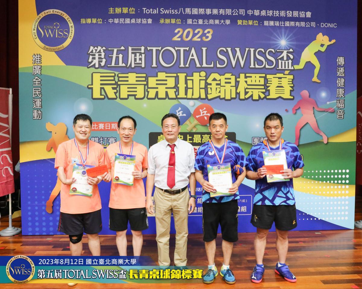 제5회 Total Swiss컵 실버 탁구 경기대회 첫날 복식 경기 결과 나와 토탈스위스 선수들 80세-110세 부분 4개우승 석권圖細胞營養之6